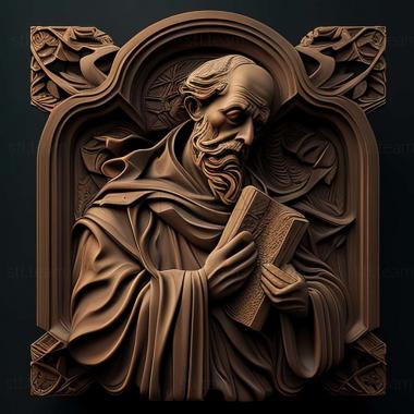 3D model Priest (STL)